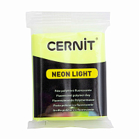 CE0930056 Пластика полимерная запекаемая 'Cernit 'NEON' неоновый 56 гр. (700 неон-жёлтый)