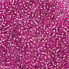 Бисер, (стекло), 11/0, упак./20 гр., Astra&Craft 1105 т.розовый/глянц.покрытие