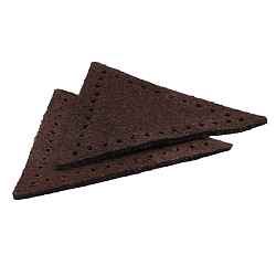 59901 Заплатки пришивные из замши, треугольник равнобедр., стор.5см, с перфорацией, 2шт/уп, 100%кожа
