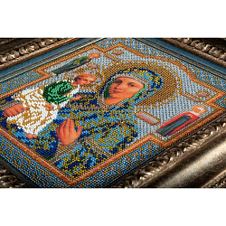 В164 Набор для вышивания бисером 'Кроше' 'Иерусалимская Богородица', 20x24 см