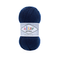 Пряжа ALIZE 'EXTRA' 100гр. 220м (100% Акрил) (58 тёмно-синий)