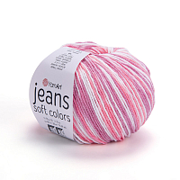Пряжа YarnArt 'Jeans Soft Colors' 50гр 160м (55% хлопок, 45% акрил) (6206 секционный)