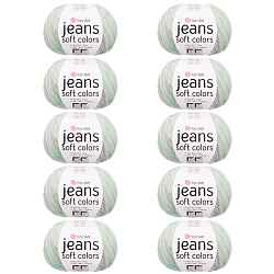 Пряжа YarnArt 'Jeans Soft Colors' 50гр 160м (55% хлопок, 45% акрил)