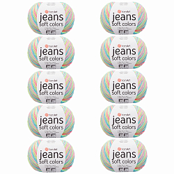 Пряжа YarnArt 'Jeans Soft Colors' 50гр 160м (55% хлопок, 45% акрил)