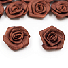 Цветы пришивные атласные 'Роза' 3,0 см 869 коричневый