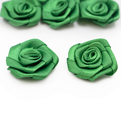 Цветы пришивные атласные 'Роза' 3,0 см