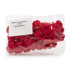 Цветы пришивные атласные 'Роза' 1,9 см
