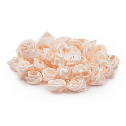 Цветы пришивные атласные 'Роза' 1,1 см