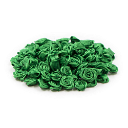 Цветы пришивные атласные 'Роза' 1,1 см