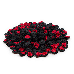 Цветы пришивные двухцветные 'Роза' 1,5 см