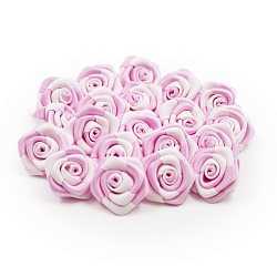 Цветы пришивные двухцветные 'Роза' 2,5 см