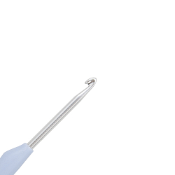 953350 Крючок для вязания d 3,5мм с резиновой ручкой с выемкой для пальца, 16см, Hobby&Pro