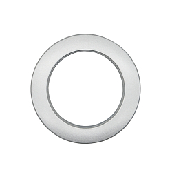 Люверс шторный круглый d-35мм с многоур. замком пластик, 03 матовое серебро