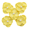2-15122 Бумажные цветы 'Фиалки', d 5 см, упак./5 шт., Astra&Craft желтый