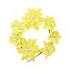 YX15-144 Бумажные цветы 'Хризантемы', d 3 см/5 см, упак./10 шт., Astra&Craft желтый