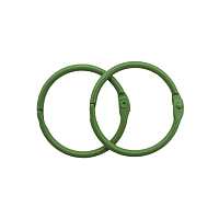 Кольца для альбомов 35мм., 2шт/упак., Astra&Craft (ARS2103 зеленый)