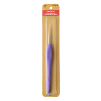 24R20X Крючок для вязания d 2,0мм с резиновой ручкой, 14см, Hobby&Pro