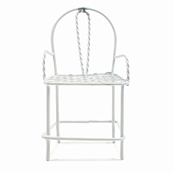 Мебель металлическая Металлическое мини-кресло 6, 5,5*5*9 см