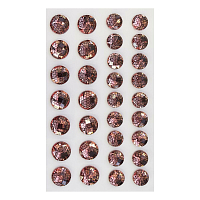 ASS1376 Стразы декоративные клеевые прозрачно-розовые