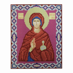 9072 Рисунок на ткани для вышивки бисером Nitex 'Св. Равноапостольная Мария Магдалина', 17*22 см