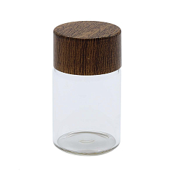 AR1326 Бутылочка стеклянная с деревянной крышечкой 2,4*4см, 2шт/упак