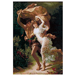 459 Набор для вышивания 'Чарівна Мить' По мотивам западноевропейской живописи 'Гроза', 37*55 см