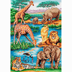 5678000-01212 Набор для вышивания MAIA 'Животные Африки' 29*42 см