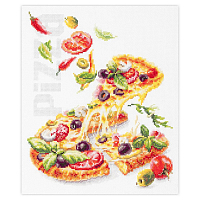 120-094 Набор для вышивания Чудесная игла 'Пицца' 23*27 см