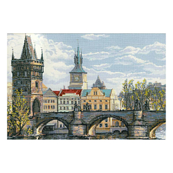 Наборы для вышивания крестом 1058 Набор для вышивания Риолис 'Прага. Карлов мост', 60*40 см