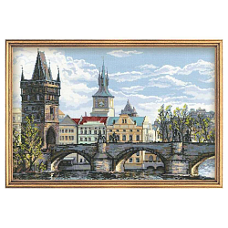 1058 Набор для вышивания Риолис 'Прага. Карлов мост', 60*40 см