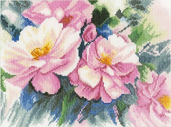 0149996-PN Набор для вышивания LanArte 'Прекрасные розы' 36х19 см