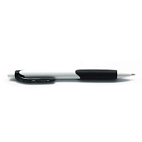 LAMARK641 Авт/ручка шар. Eye белый корпус с рез.держателем синяя 0,7 мм
