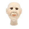 AR909 Голова для изготовления декоративной куклы 'Бабушка', фарфор 12см карие глаза