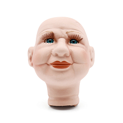 AR909 Голова для изготовления декоративной куклы 'Бабушка', фарфор 12см