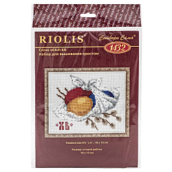 1432 Набор для вышивания Riolis 'Пасхальное настроение', 13*16 см