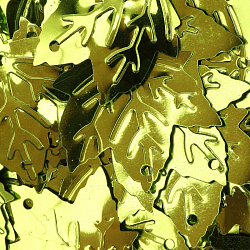 Пайетки 'кленовый лист', 22*22 мм, упак./10 гр., Astra&Craft