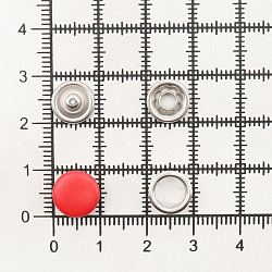 Кнопка трикотажная (закрытая) 9,5мм цв.металл/цв.эмаль (уп.~144шт) NEW STAR