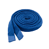 3AR2807 Шнурки декоративные плоские (для одежды) 10 мм*135 см, 100шт/упак 143 темно-синий