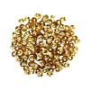 Пайетки объемные (чаша), #30, 6мм, 10гр Astra&Craft А6 светлое золото