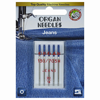 ORGAN иглы машинные для джинсовой ткани № 90, 5 шт Blister
