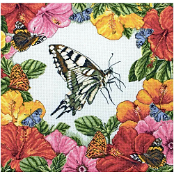 5678000-01225 Набор для вышивания MAIA 'Весенние бабочки' 30*30см
