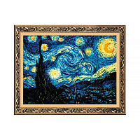 1088 Набор для вышивания Риолис 'Ван Гог 'Звёздная ночь', 40*30 см