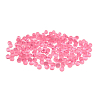 2004 Бусины пластиковые, полупроз., цветные, круглые, 4мм, 20гр, 600(+/-20)шт/упак, Astra&Craft 022 розовый