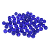 2006 Бусины пластиковые, полупроз., цветные, круглые, 6мм, 20гр, 170(+/-10)шт/упак,Astra&Craft AD060 ярко синий