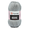 Пряжа YarnArt 'Adore' 100гр 280м (100% акрил с эффектом анти-пиллинга) 346 серый