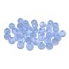 2008 Бусины пластиковые, полупроз., цветные, круглые, 8мм, 20гр, 70(+/-5)шт/упак, Astra&Craft 002 голубой