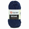 Пряжа YarnArt 'Macrame' 90гр 130м (100% полиэстер) 162 фиолетовый джинс