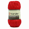 Пряжа YarnArt 'Macrame' 90гр 130м (100% полиэстер) 163 красный