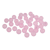 2008 Бусины пластиковые, полупроз., матовые цвет., круглые, 8мм, 20гр,70(+/-5)шт/упак, Astra&Craft 003 розовый