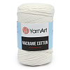 Пряжа YarnArt 'Macrame Cotton' 250гр 225м (80% хлопок, 20% полиэстер) 752 жемчужный